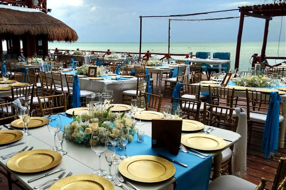 Recepciòn en Holbox