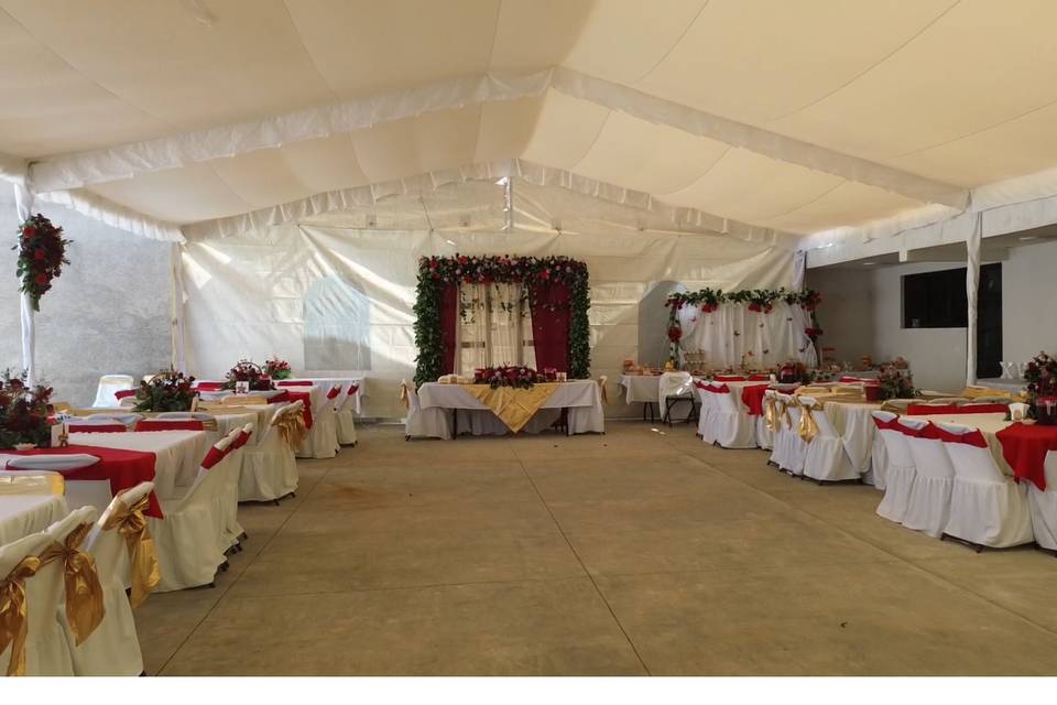 Terraza montaje para XV años