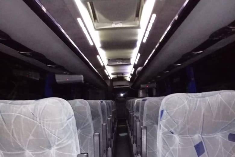 Interior autobús