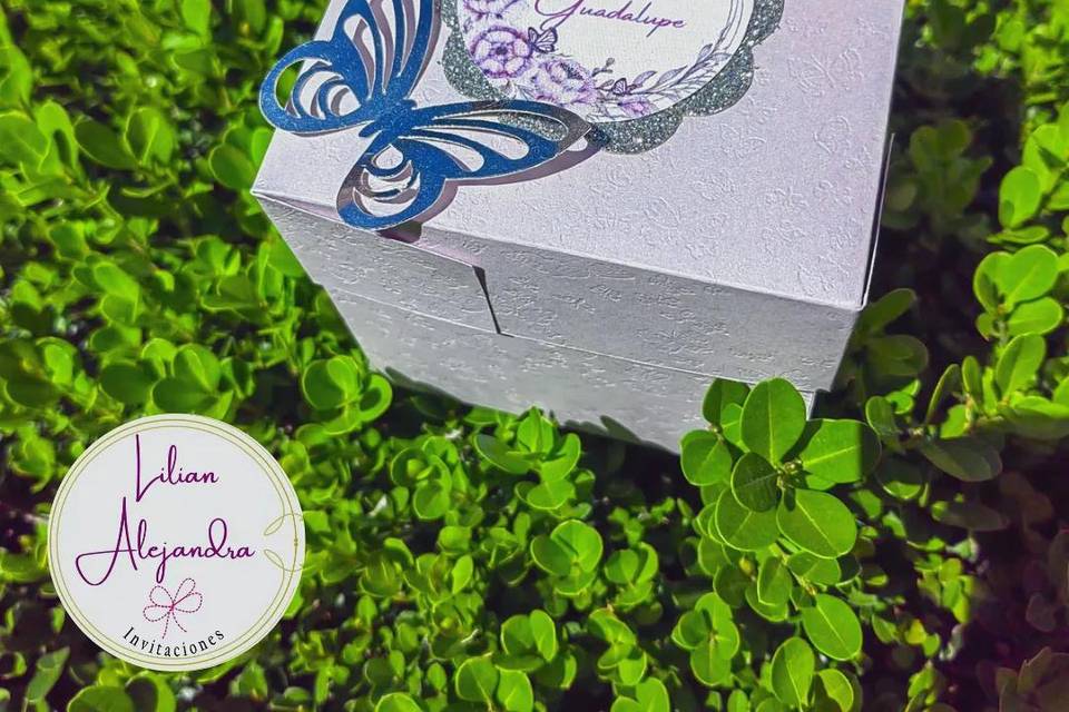 Invitación Mariposa