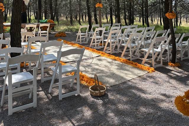 Ceremonia en el bosque