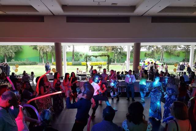En plena pista de baile