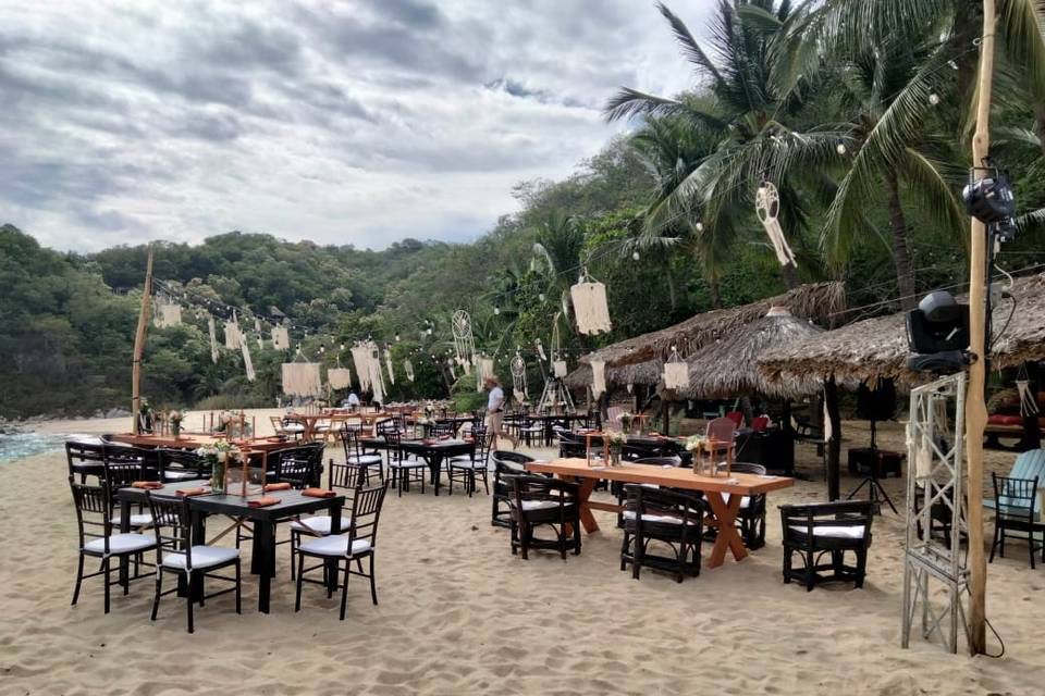 Montajes en playa
