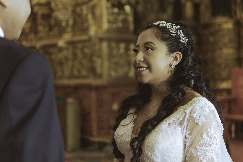 Bodas | Novia emocionada