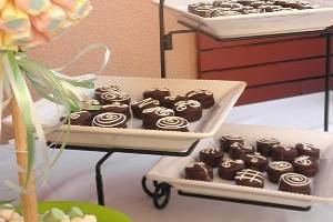 Alfajores de chocolate miniatura