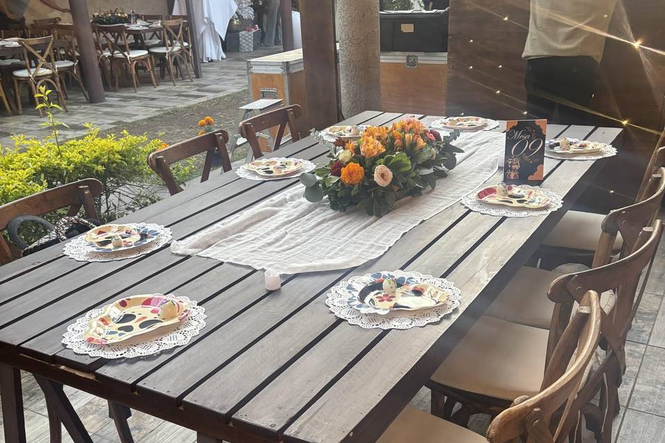 Centro de mesa para bodas
