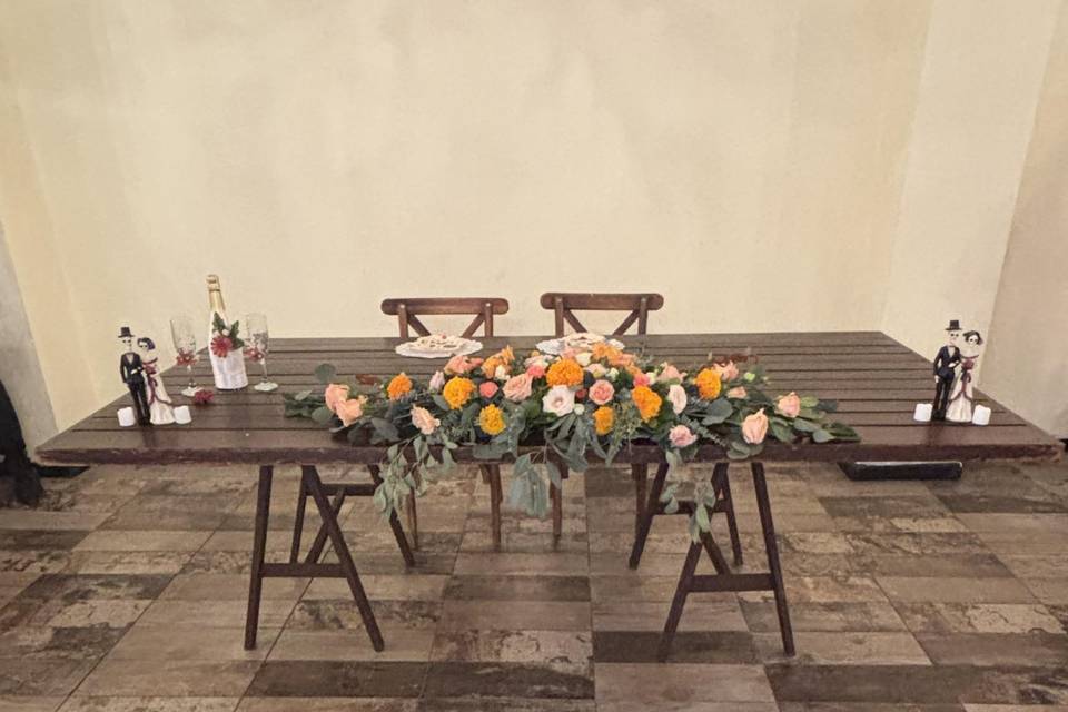 Mesa de novios