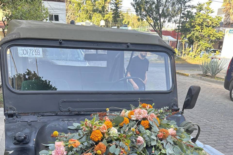 Arreglo de autos para novios