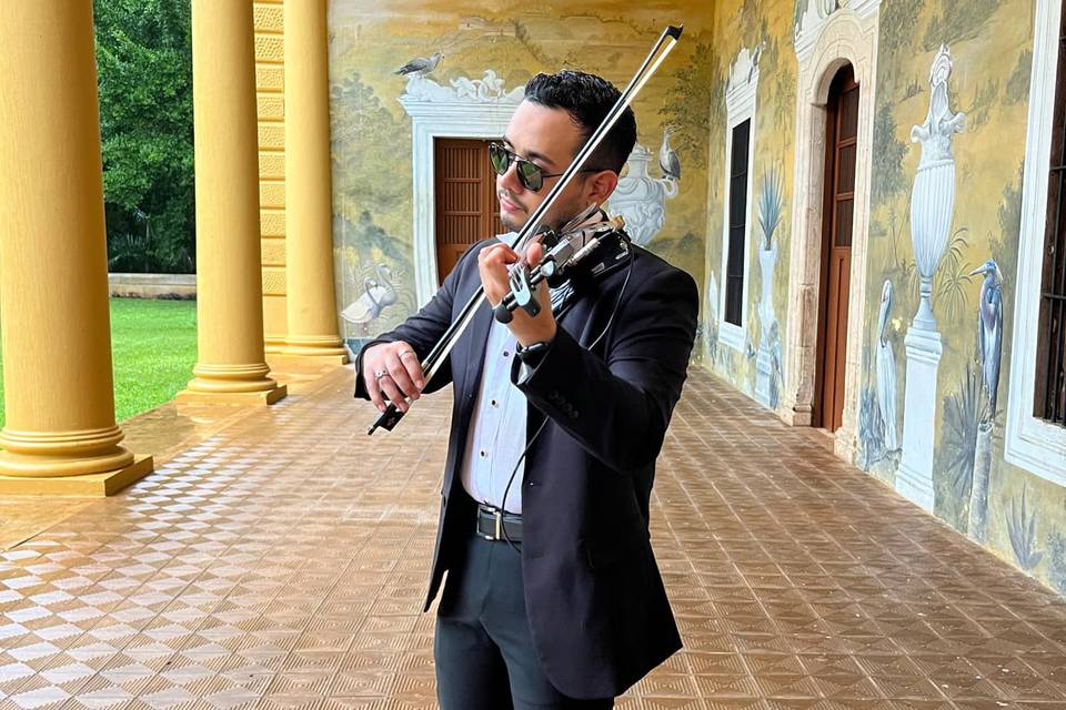 Violinista tocando