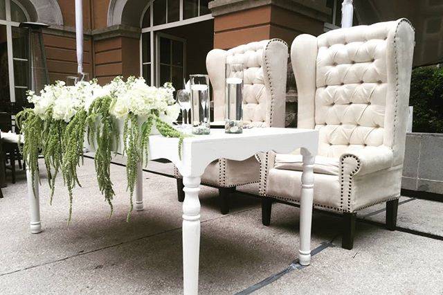Mesa de honor novios