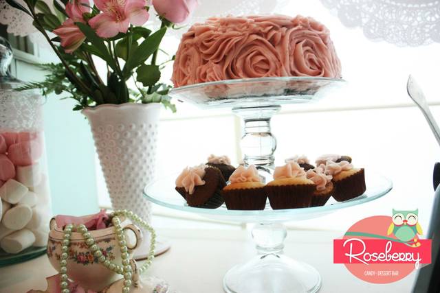 Pastel de rosas