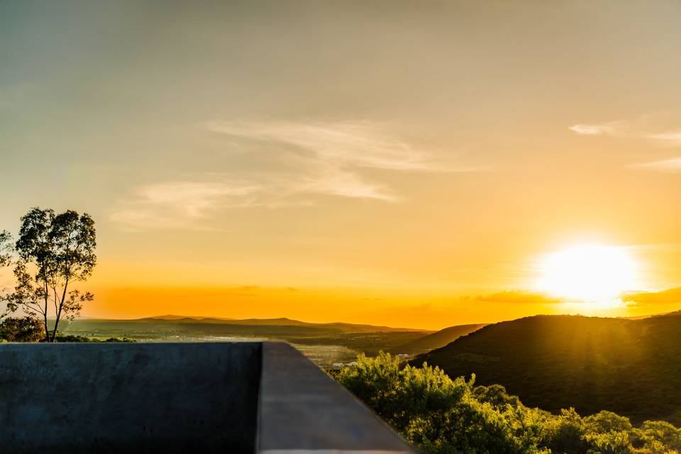 Vista / atardecer