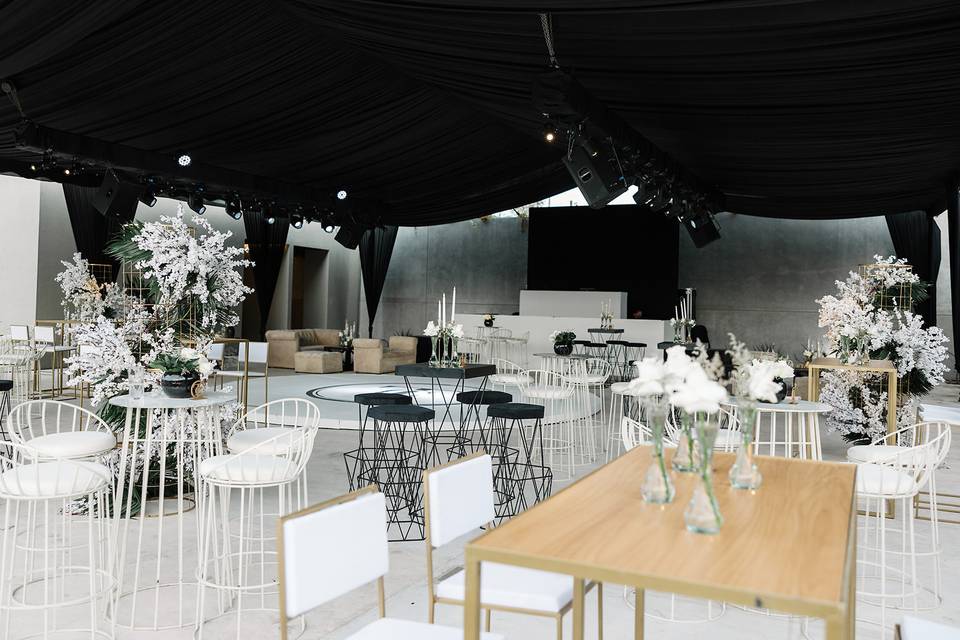 Lugar al aire libre para organización de eventos nupciales