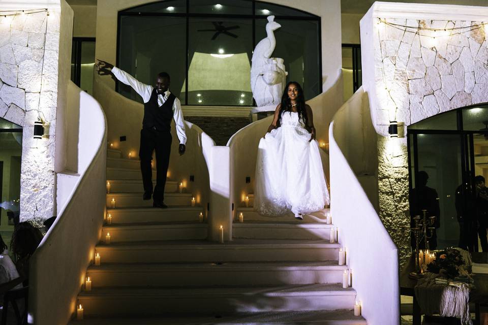 Escalera de novios