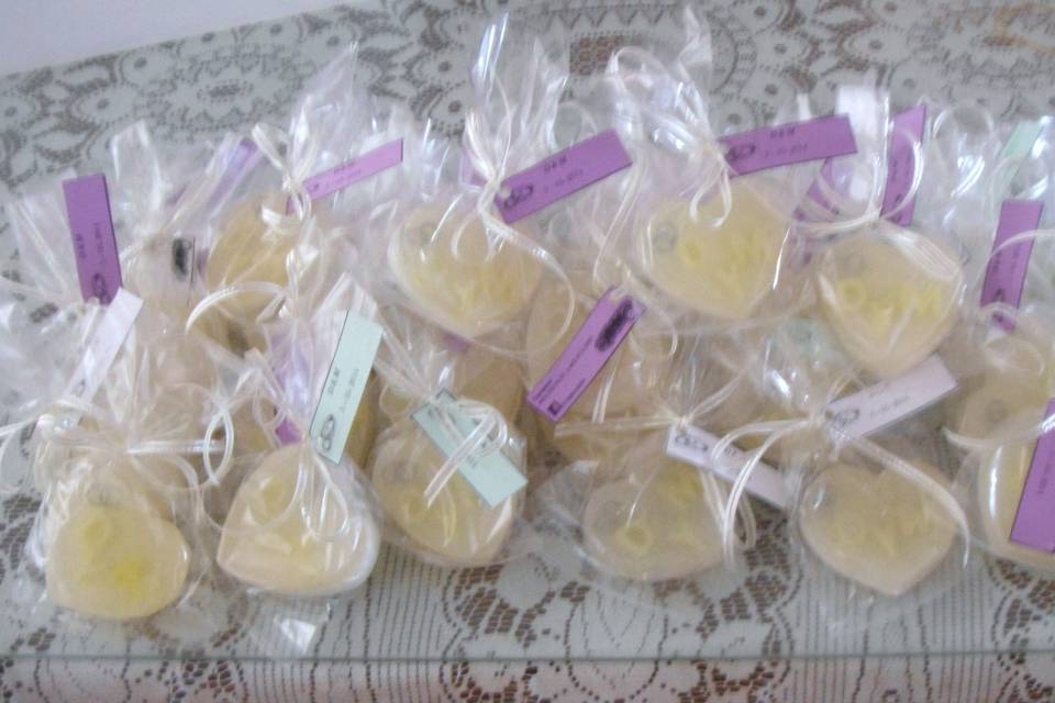 Jabones con incrustacion $15