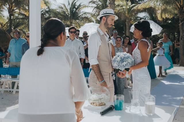 Ceremonia de boda en la playa