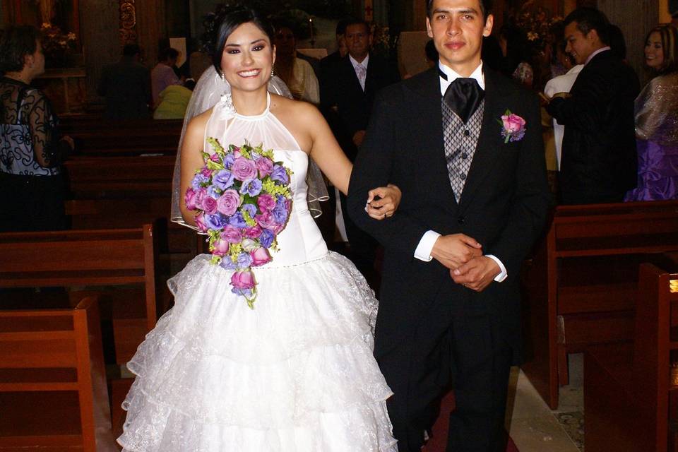En la iglesia