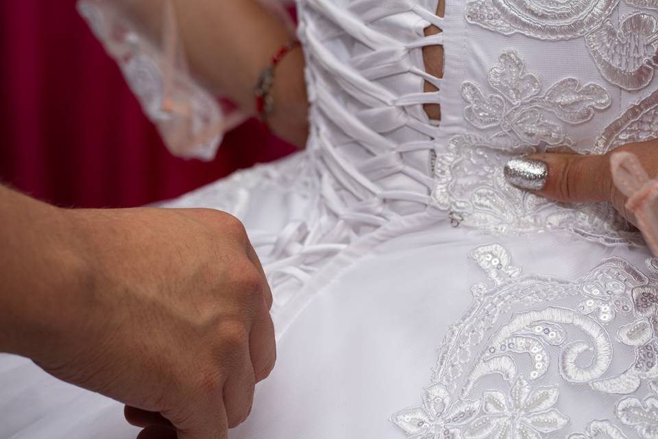 Detalles del vestido