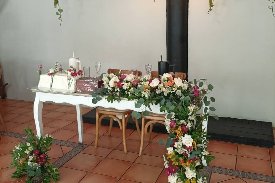 mesa de novios