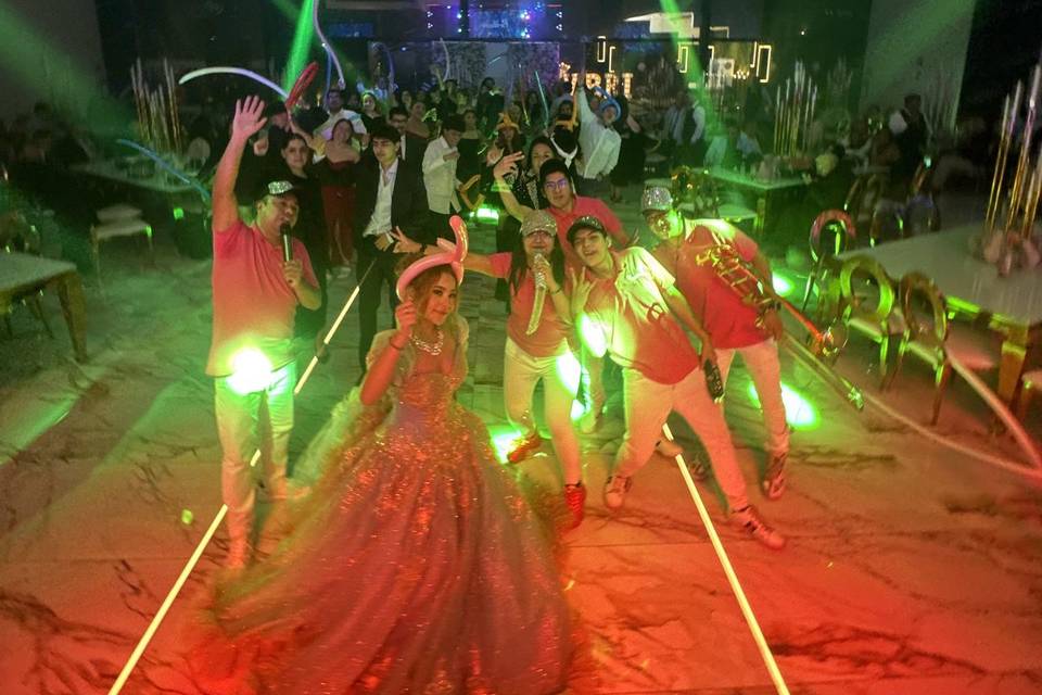 Show en pista