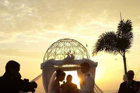 Boda frente al mar