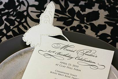 Detalles en la mesa boda