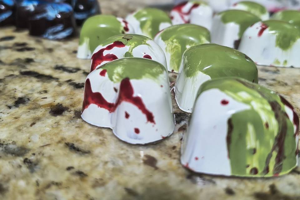 Bombones de whisky cereza
