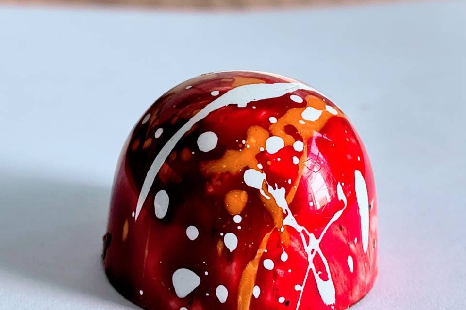 Bombón de frutos rojos