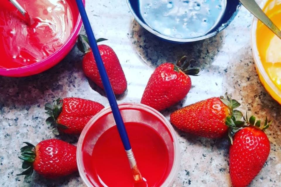 Pintando fresas