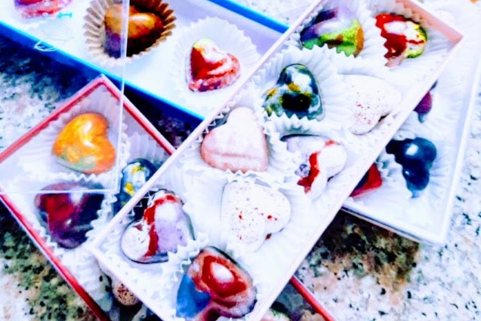 Cajas de 10 chocolates
