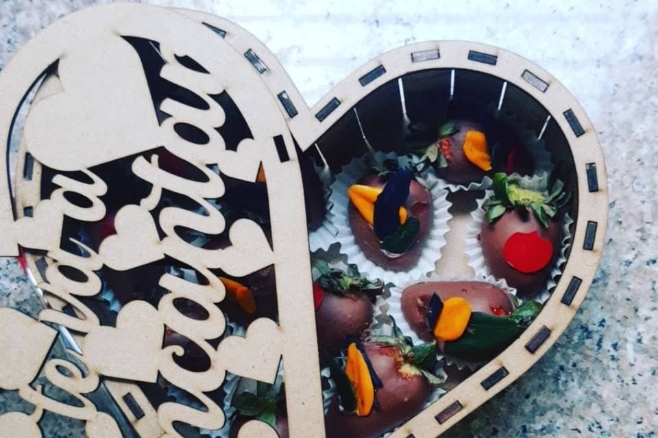 Fresas con chocolate