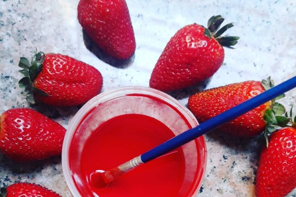 Pintando fresas