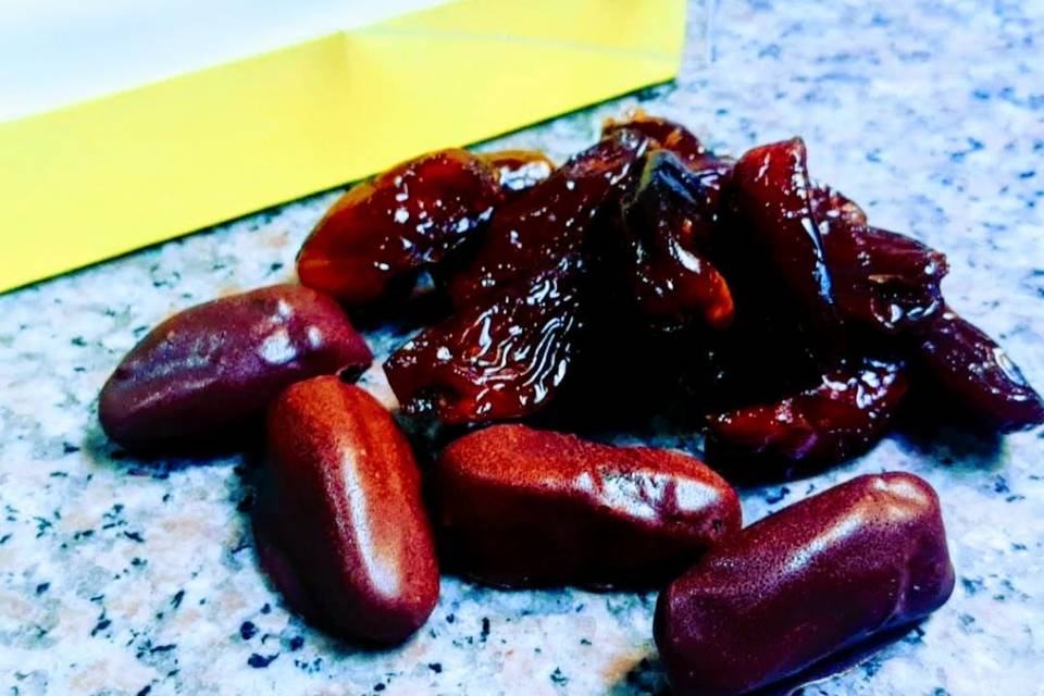 Dátiles con chocolate