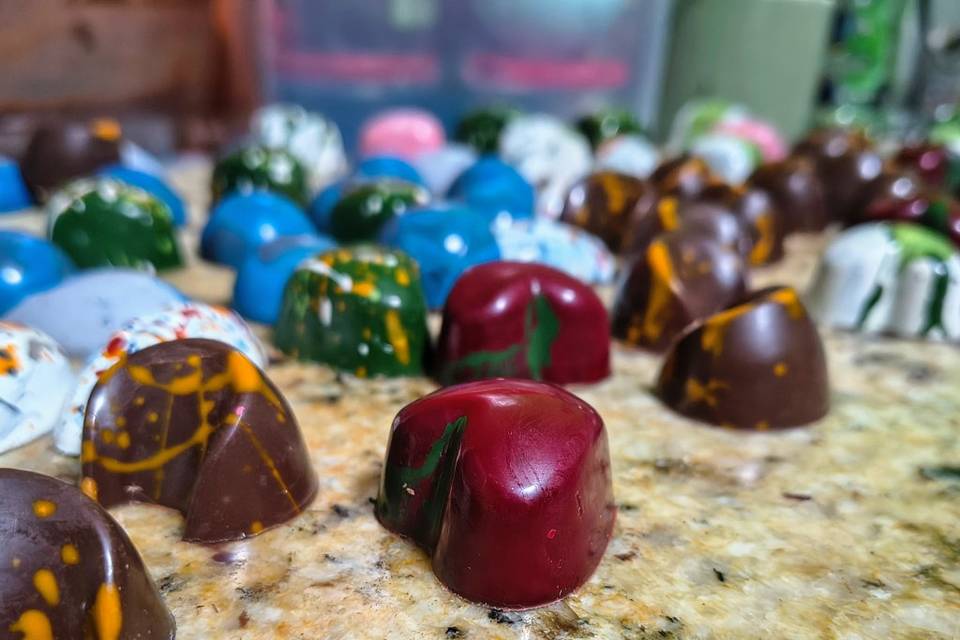 Variedades de chocolates