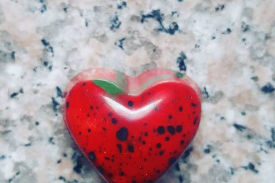 Bombón de fresa