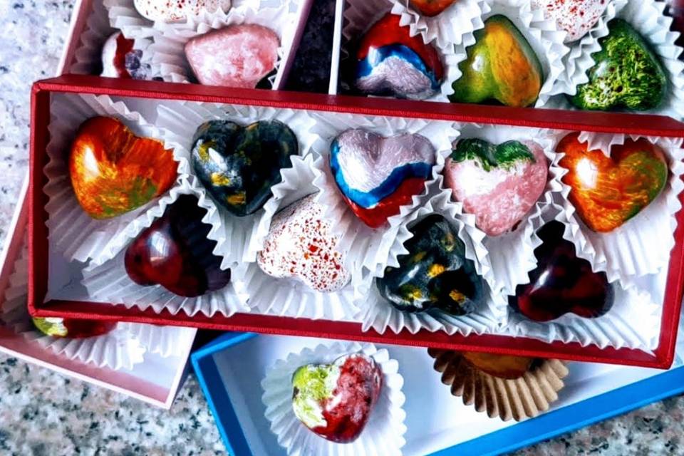 Cajas con 10 chocolates