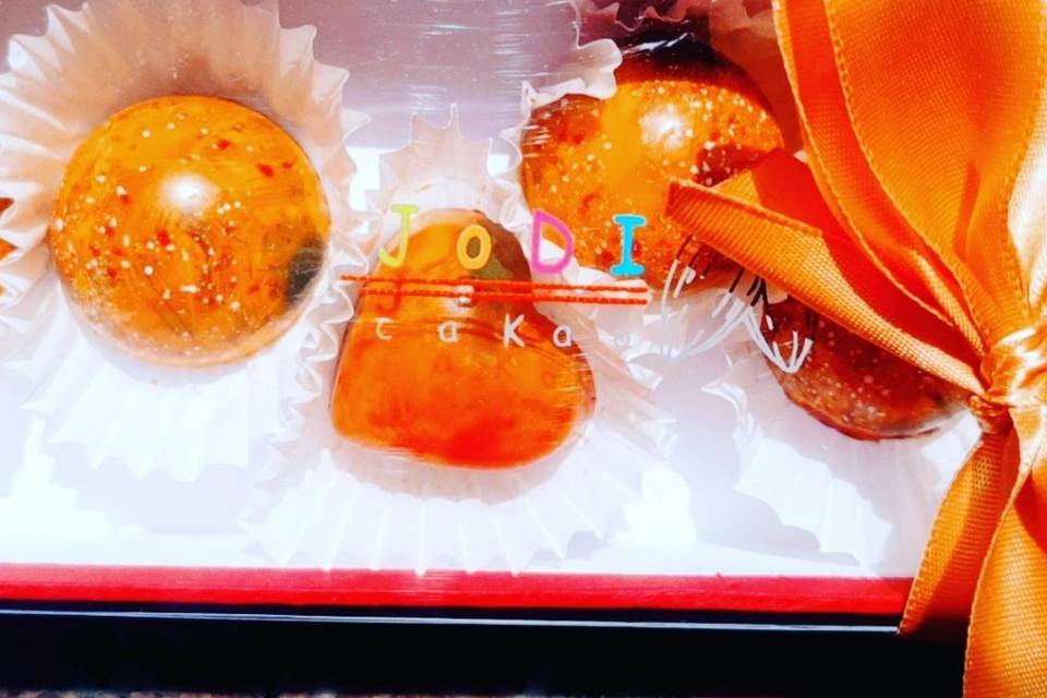 Bombones de mandarina