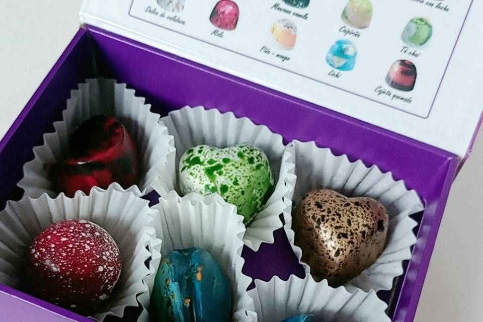 Caja 6 chocolates
