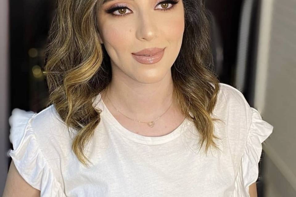 Makeup glam novia