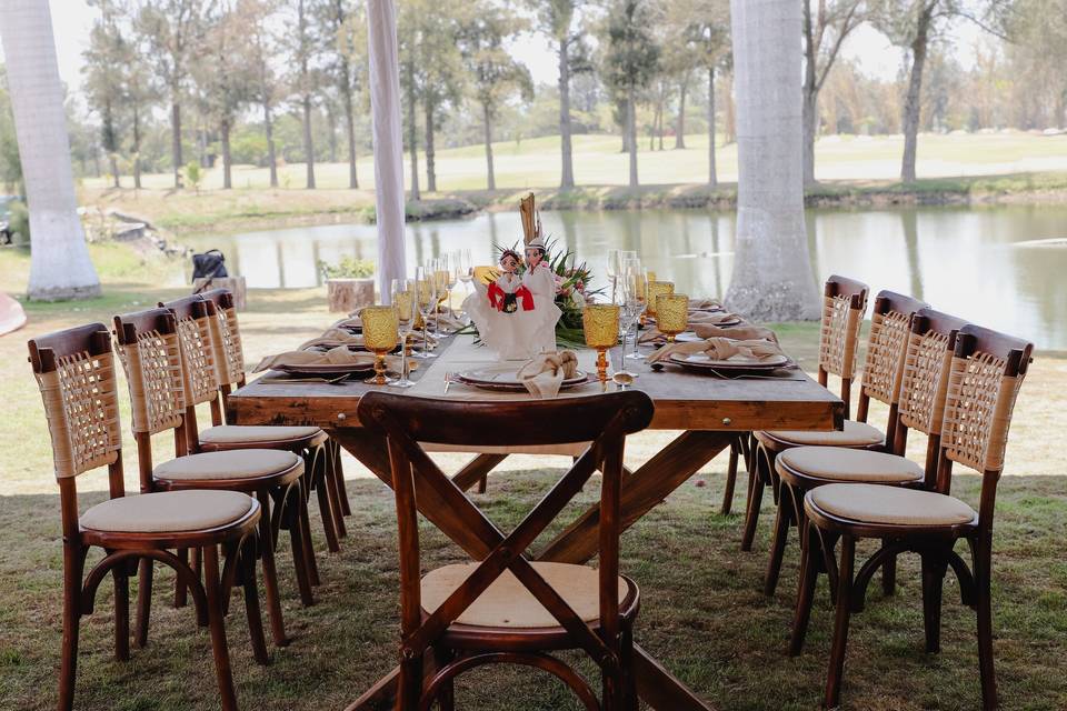 Evento en jardín