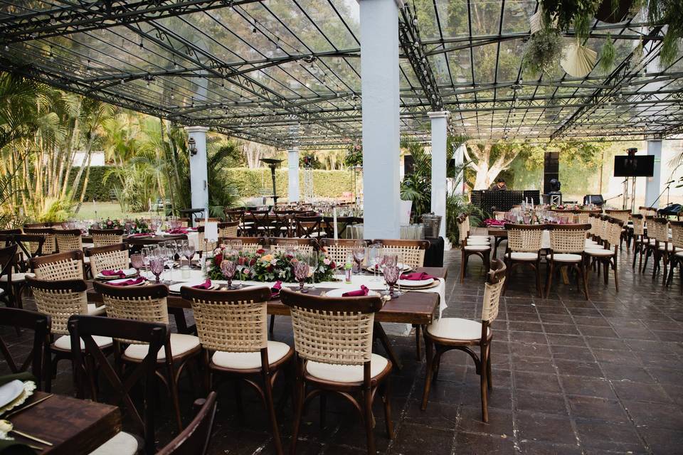 Boda en jardín