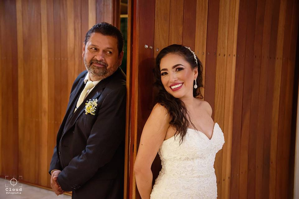 Los novios Beatriz + Carlos