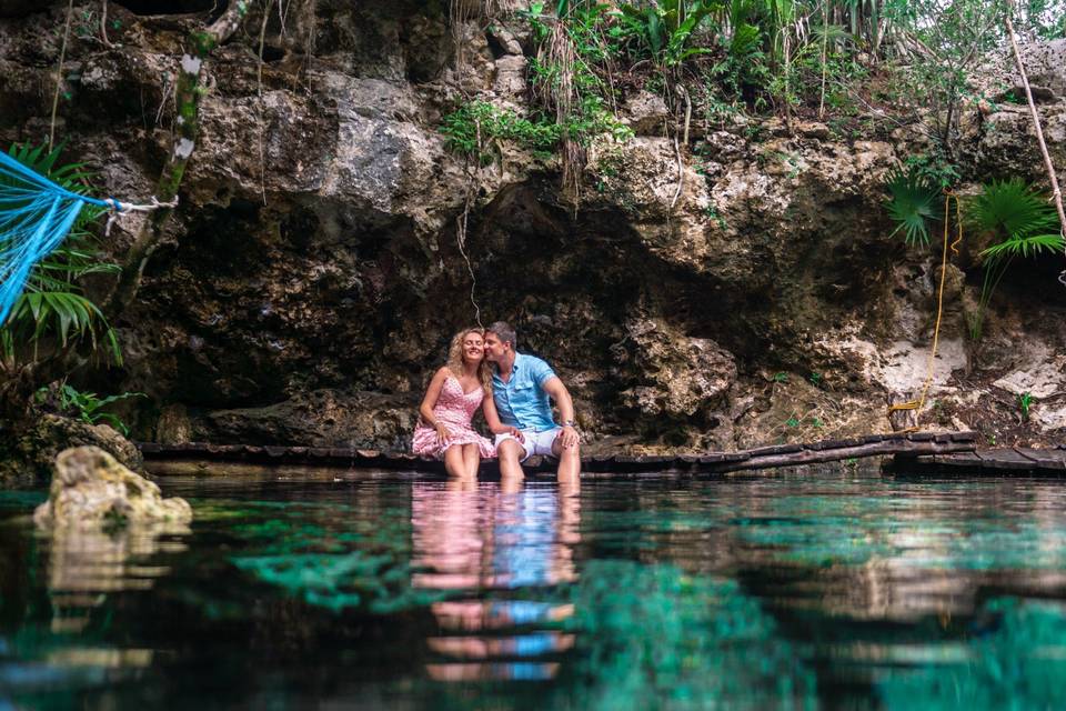 Fotosession en cenote