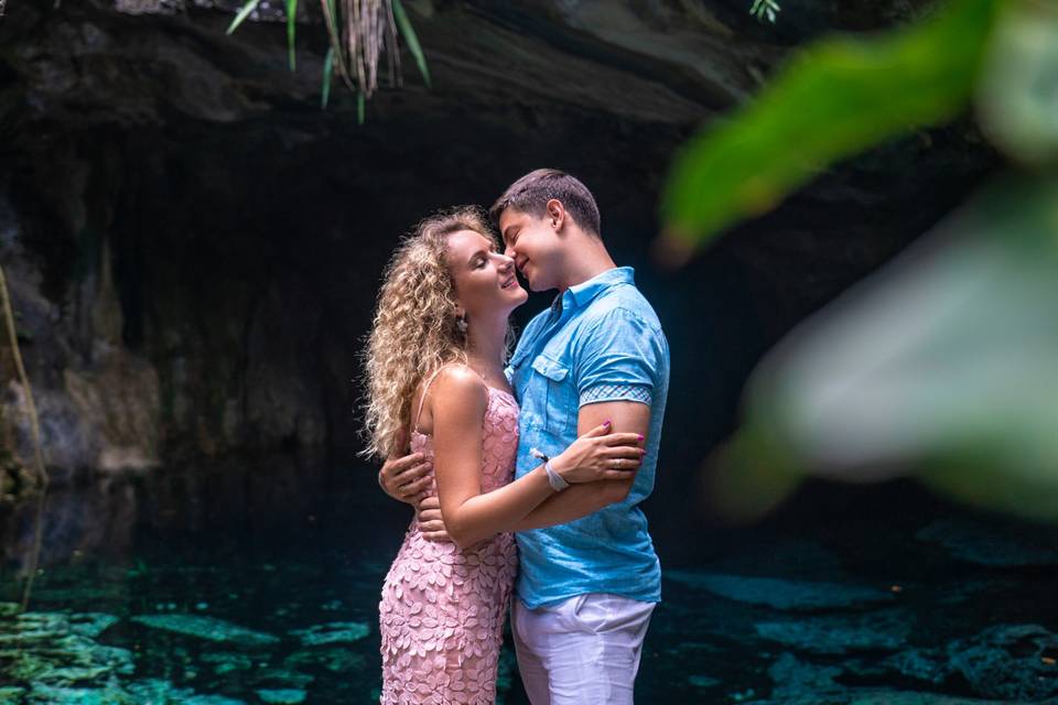 Fotosession en cenote