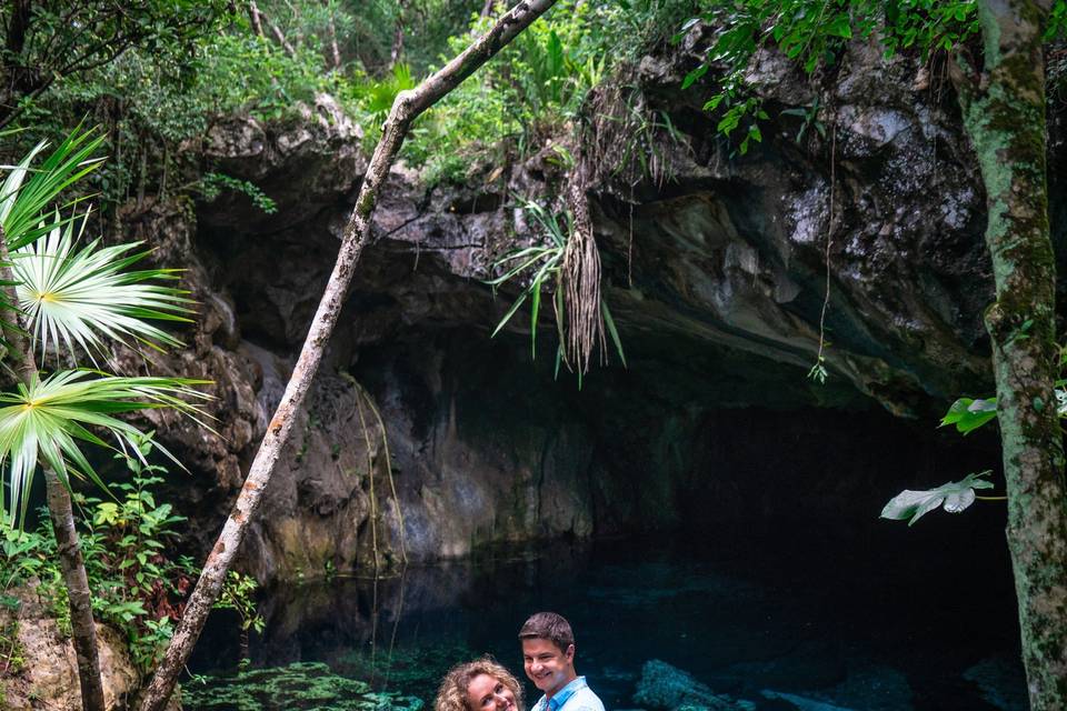 Fotosession en cenote