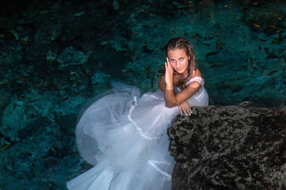 Fotosession en cenote