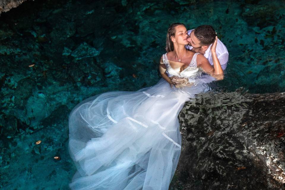 Fotosession en cenote