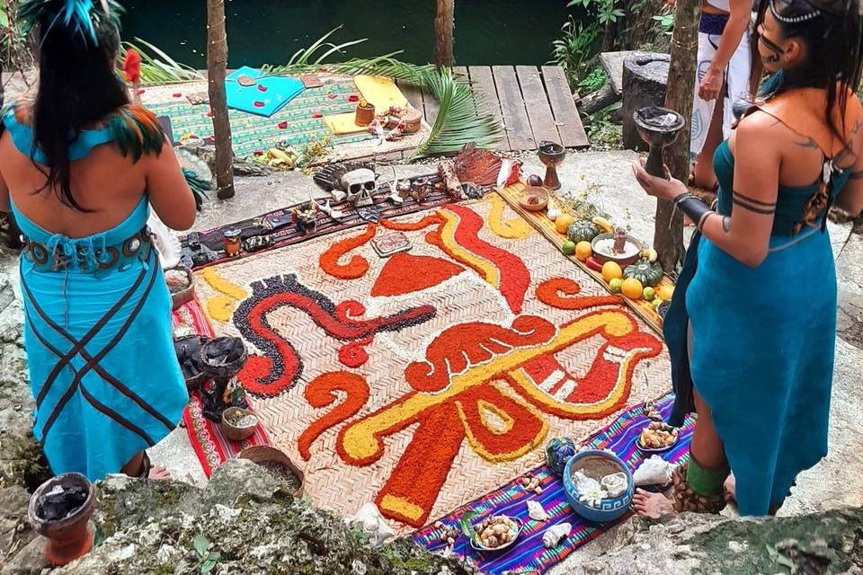 Cenote para ceremonias y celebraciones nupciales
