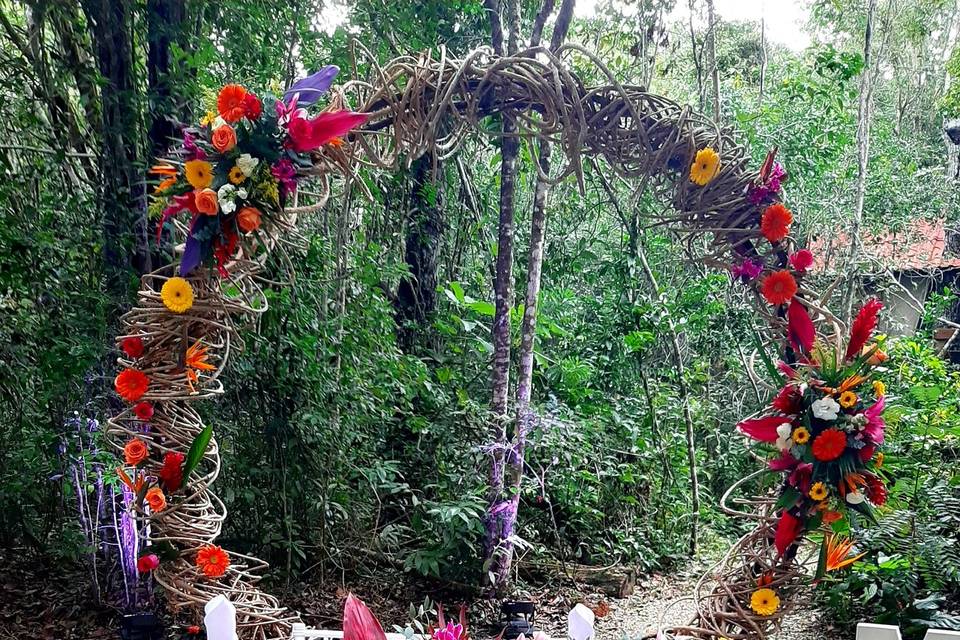 Cenote para ceremonias y celebraciones nupciales