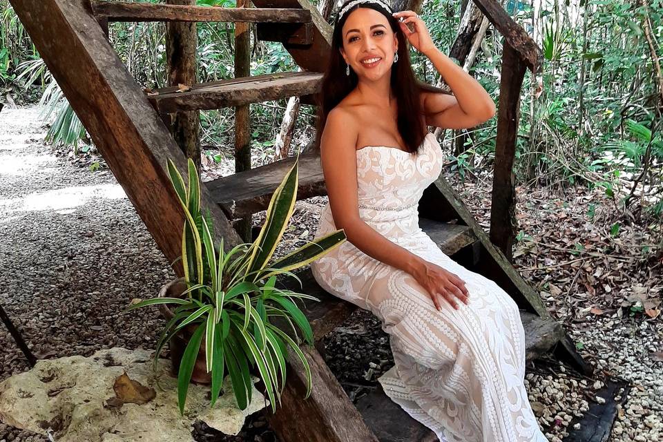 Cenote para ceremonias y celebraciones nupciales